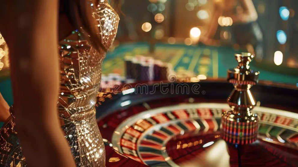 Mesin slot modern dengan layar warna-warni dan putaran jackpot